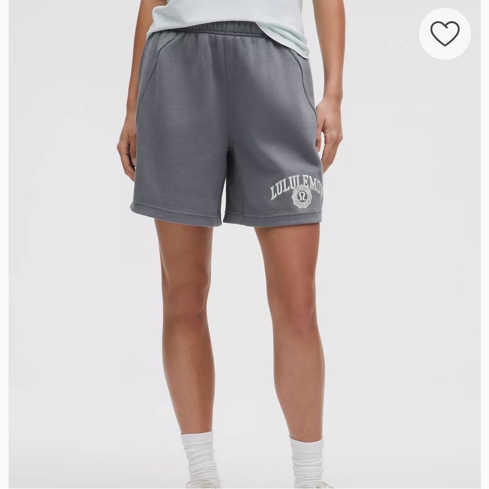 lululemon Logo Fleece Athletic Shorts